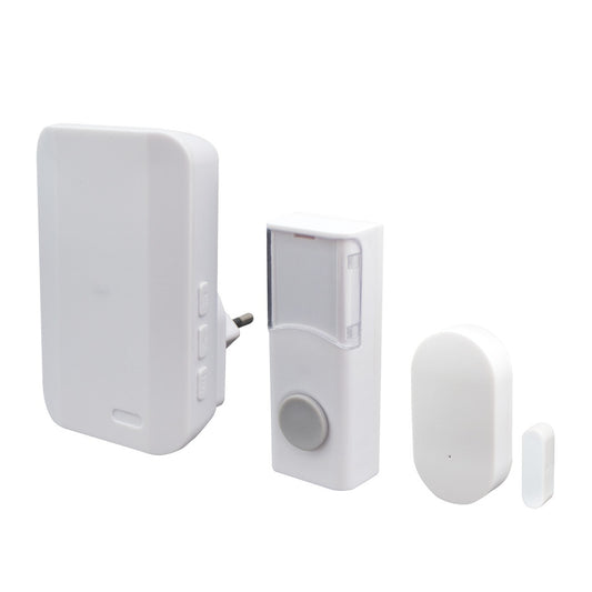 Campainha sem fio + sensor de abertura de 150M