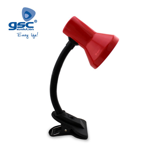 Flexo com prancheta E27 40W- Vermelho