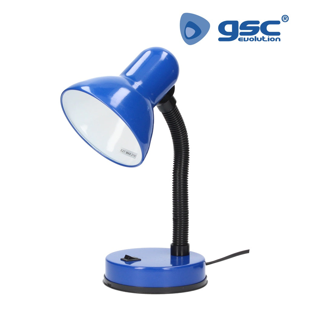 Candeeiro de secretária Bell E27 Azul