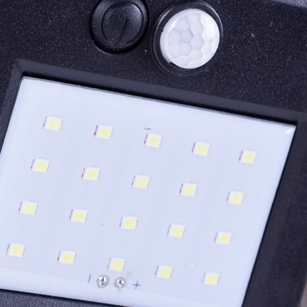 LAMPE LED CAPTEUR DE MOUVEMENT SOLAIRE - 3W 30 leds