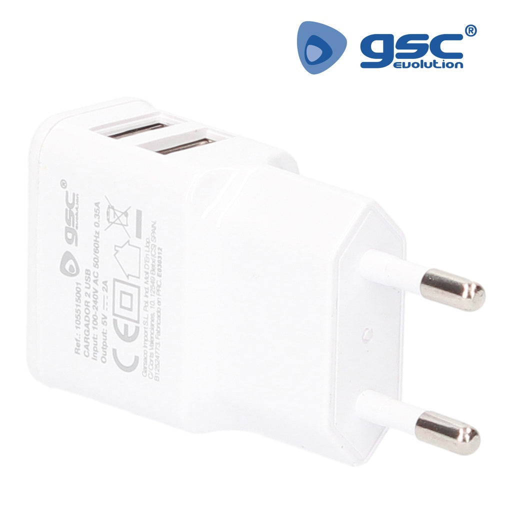 Carregador 230V a 2 USB