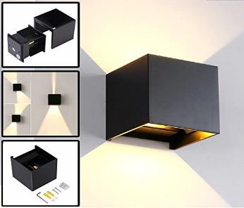 APLIQUE LED DERICIONAVEL 10W 1000LM BRANCO QUENTE 3000K IP54 230V AC