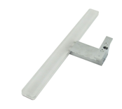 FIXTURE IN STAINLESS STEEL FOR WC MIRROR 6W 600LM COLD WHITE 6000K IP44 230V AC WITH TWO TYPES OF FIXINGS