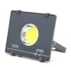 PROJETOR COB LED 50W 4000LM 6000K IP66 230V AC