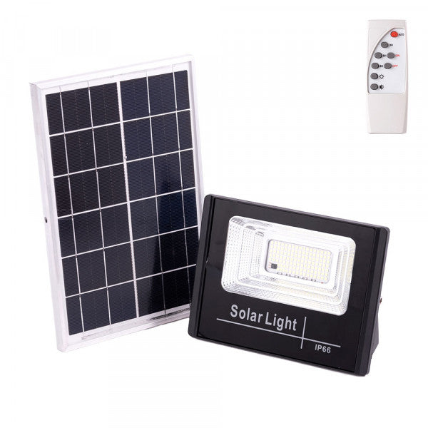 PROJECTEUR LED SOLAIRE AVEC COMMANDE ANTHRACITE 30W / 60W / 100W / 200W