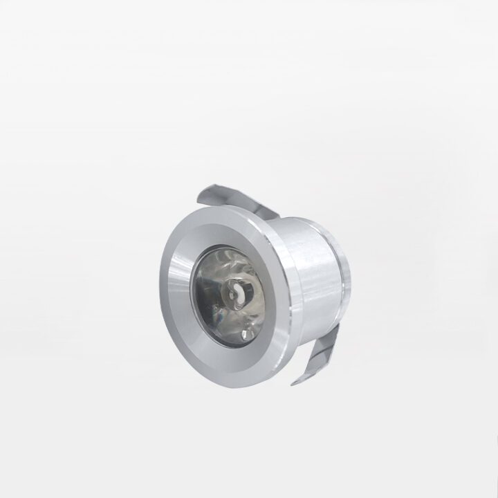 MINI SPOT LED ROND 1W 100LM IP20 Ra>80 3000K 4000K 6500K AC 230V LOW COST