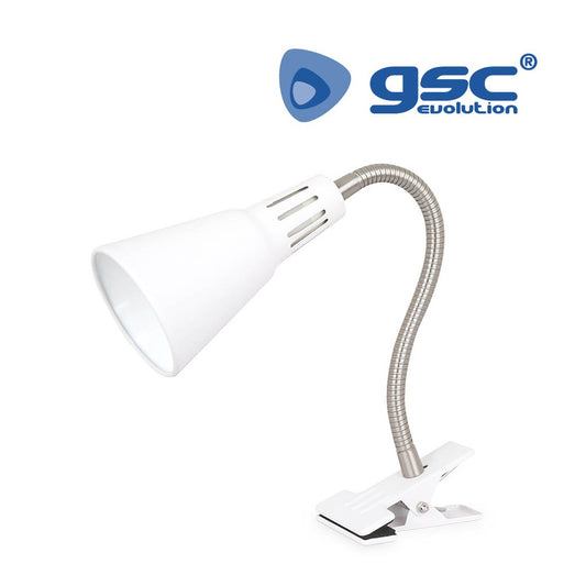 Flexo com clipe Nuka E14 Branco