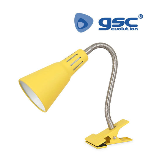Flexo com grampo Nuka E14 Amarelo