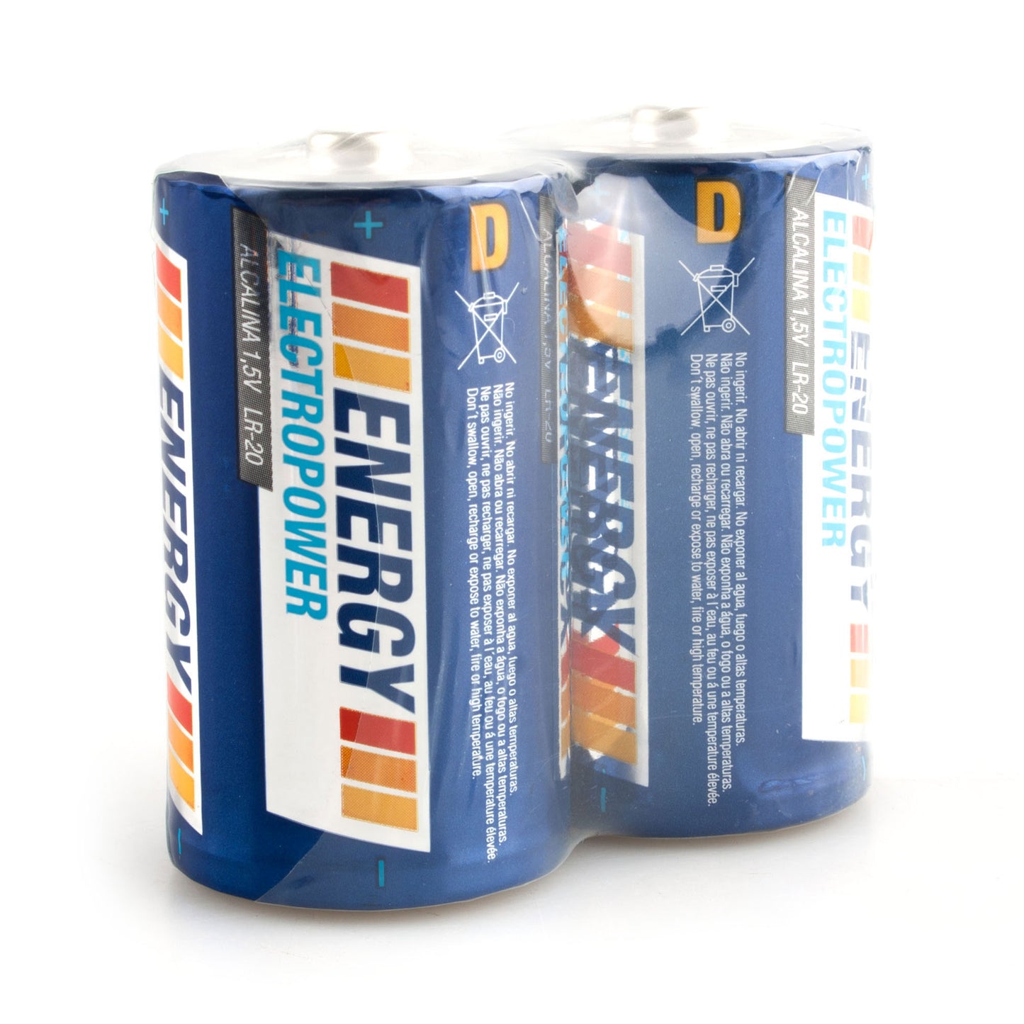 ALKALINE BATTERY ENERGY LR20 / D BL 2U