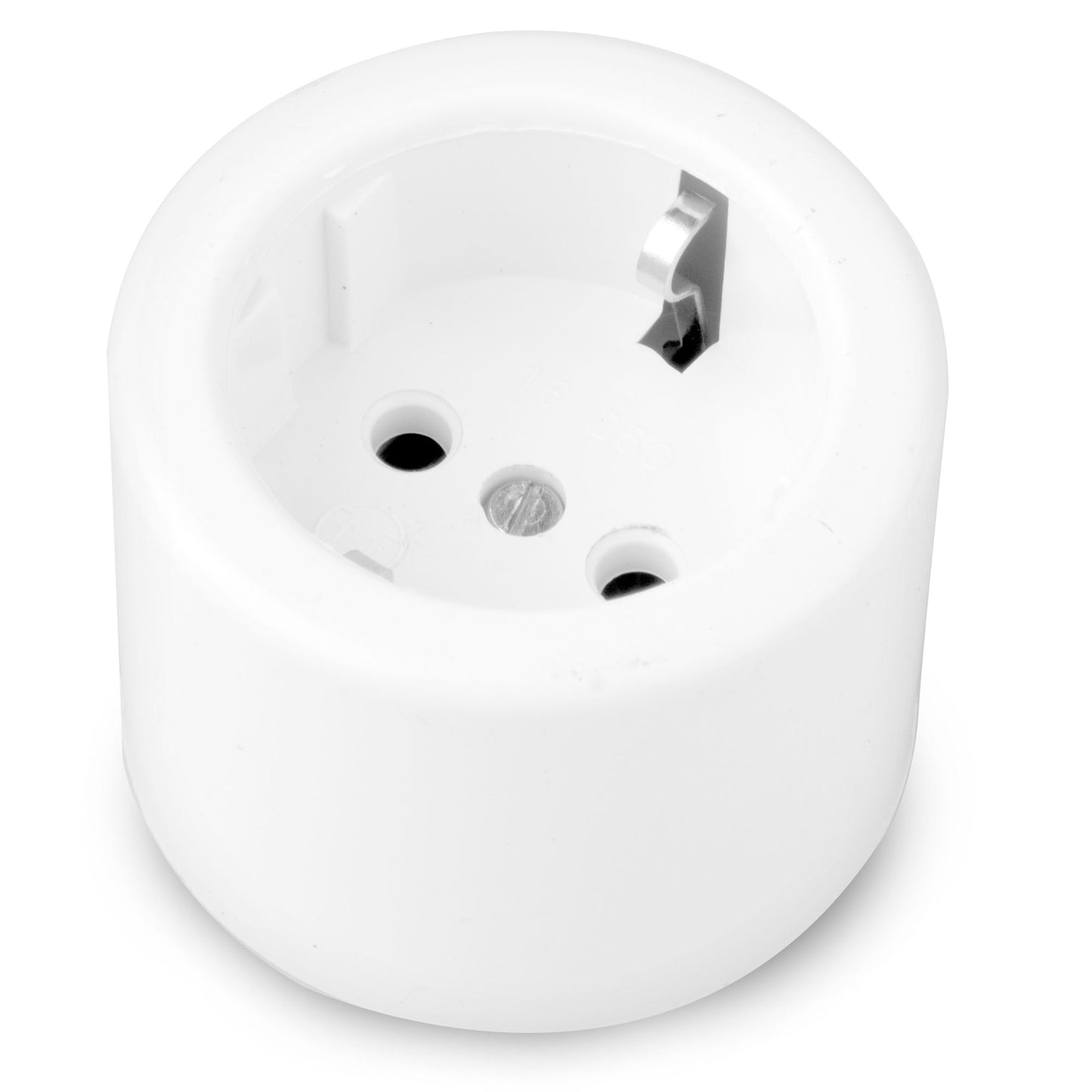 WHITE EXTERNAL SOCKET WITH CERAMIC CORD