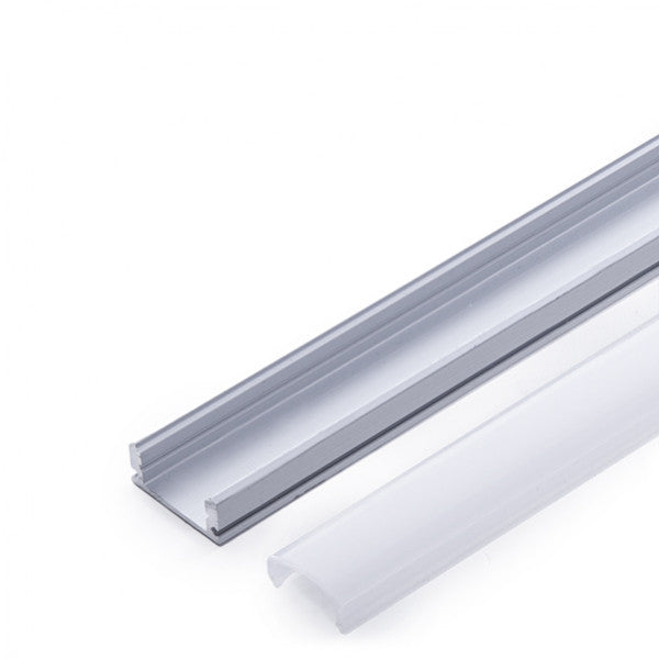 SURFACE U Aluminum Profile W/ Diffuser / (L)15 x (H)8 x (I)7mm - 2M