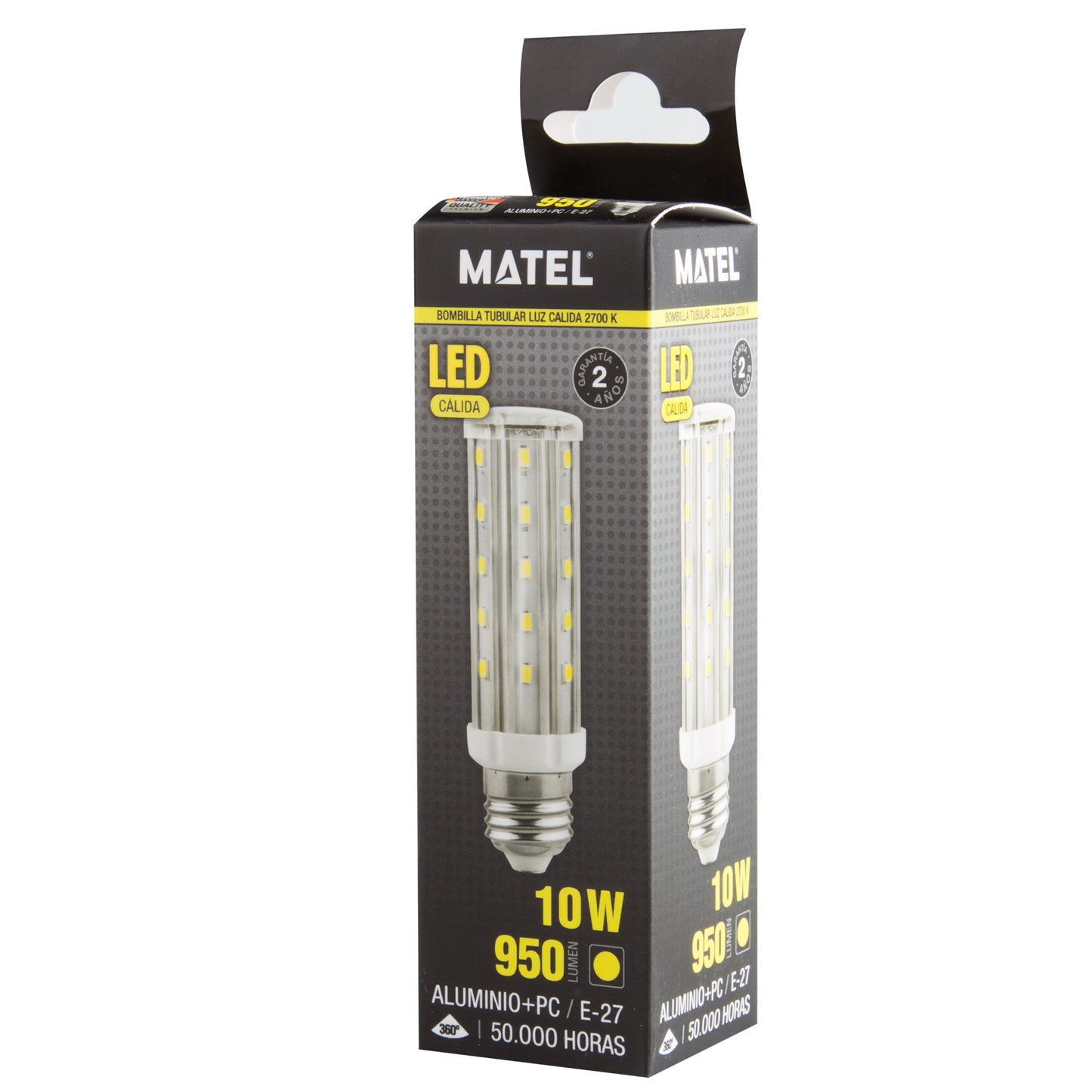 LAMPADA LED TUBULAR E27 8W 10W 12W 25W 30W 40W 50W 60W 360º 230V AC