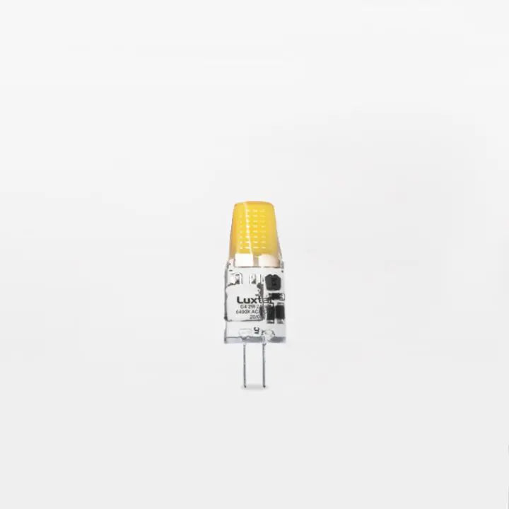 AMPOULE DEL G4 | TRANSPARENT | IP20 | IRC>80 2W 240lm Ø13 x 37 12V