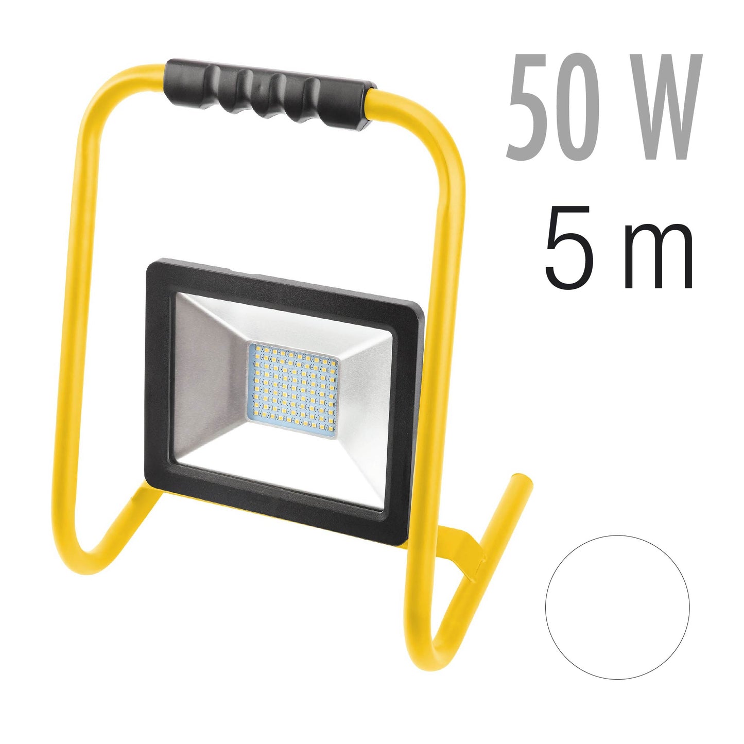 PROJETOR LED FINO COM SUPORTE 10W 20W 30W 50W 70W 6400K IP65 EXTERIOR 230V AC