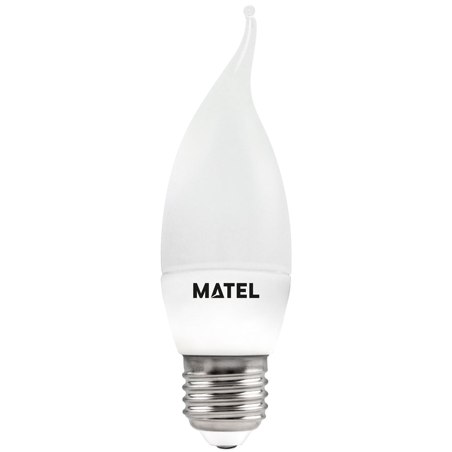 LAMPE BOUGIE FLAMME MATEL E27 C37 6W