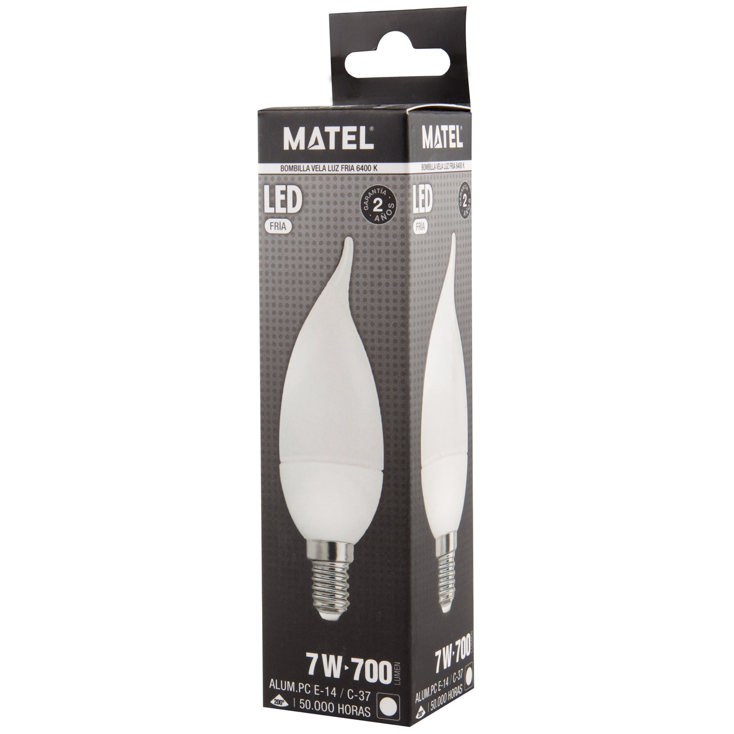 LÂMPADA DE CHAMA DE VELA MATEL LÂMPADA E14 7W