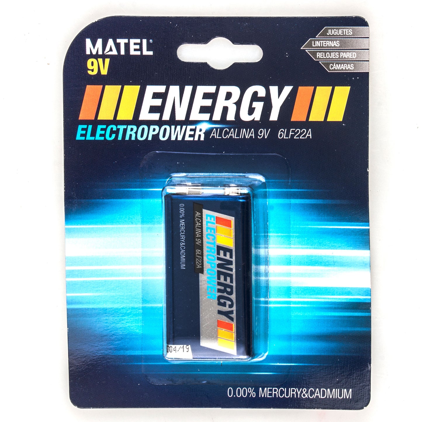 ALKALINE BATTERY POWER 6F22/9V BL 1U