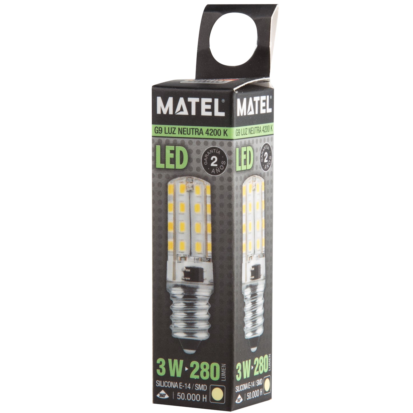 LAMPADA LED E14 TUBULAR SILICONE 3W