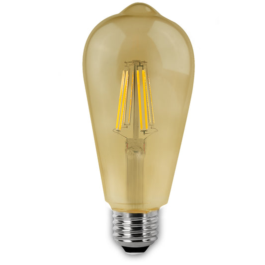 LÂMPADA LED FILAMENTO ST64 E27 Ra>80 7W 720LM 2700K AC 220-240V