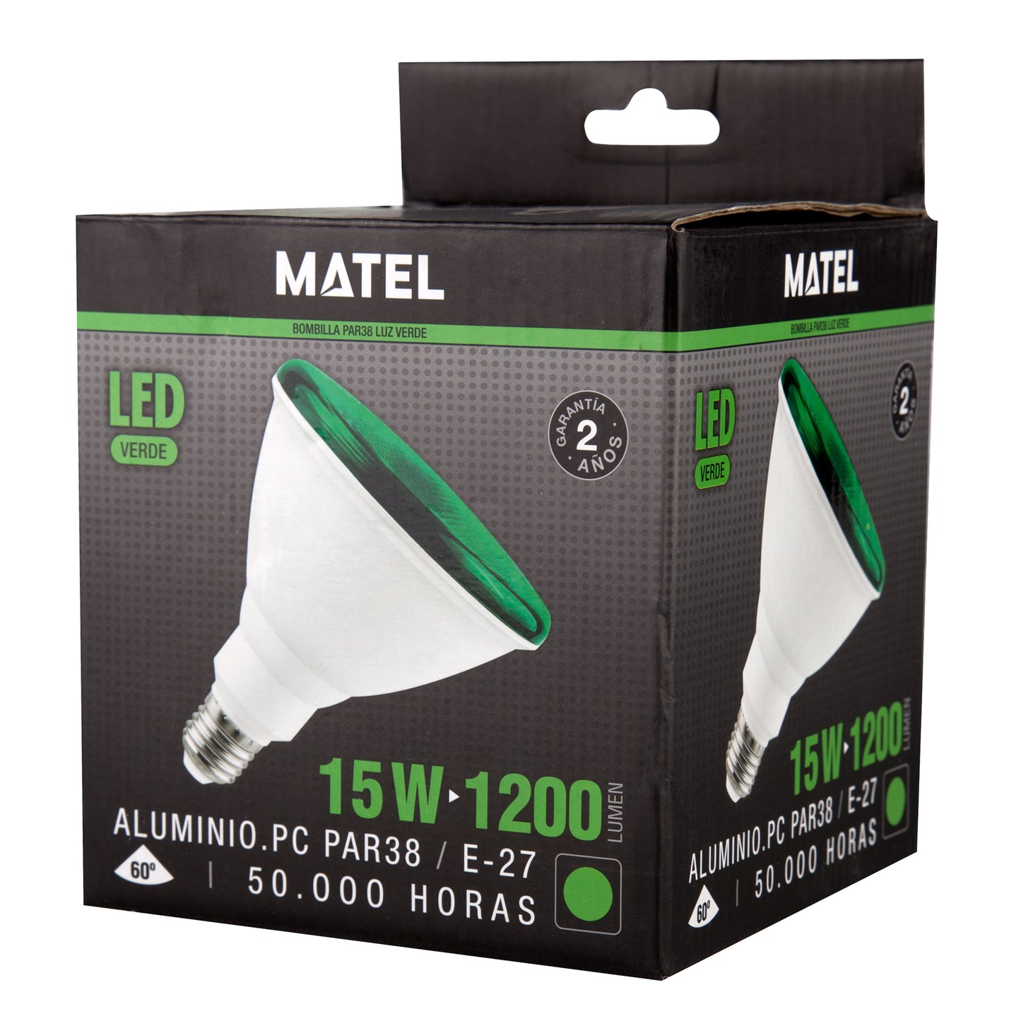 LAMPADA E27 15W PAR38 CORES