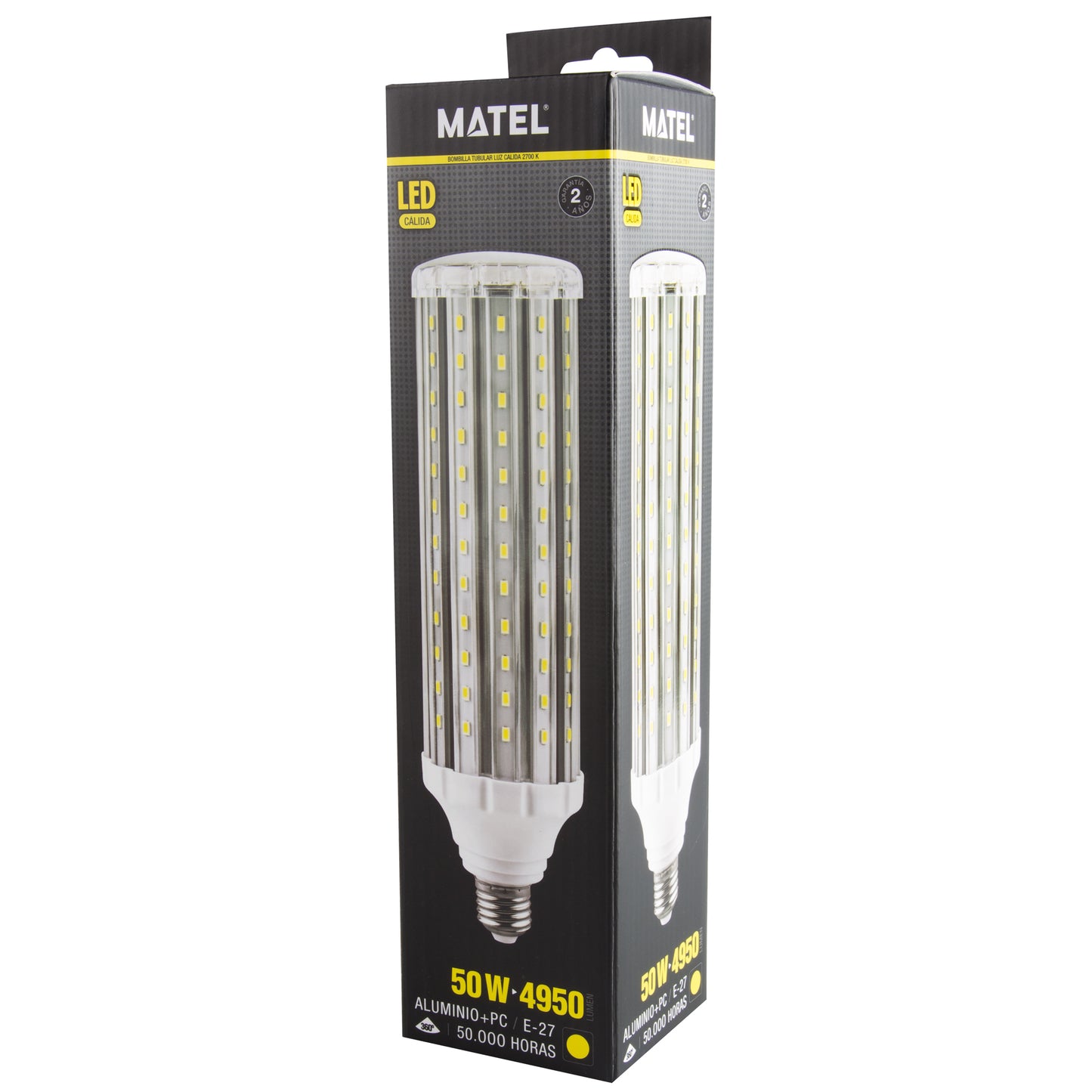 LAMPADA LED TUBULAR E27 8W 10W 12W 25W 30W 40W 50W 60W 360º 230V AC