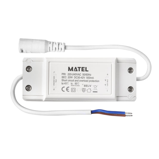 MATEL DRIVER PANEL 20W 295X295 MM