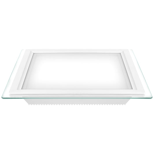 DOWNLIGHT LIGHT MATEL SQUARE GLASS 24W COLD