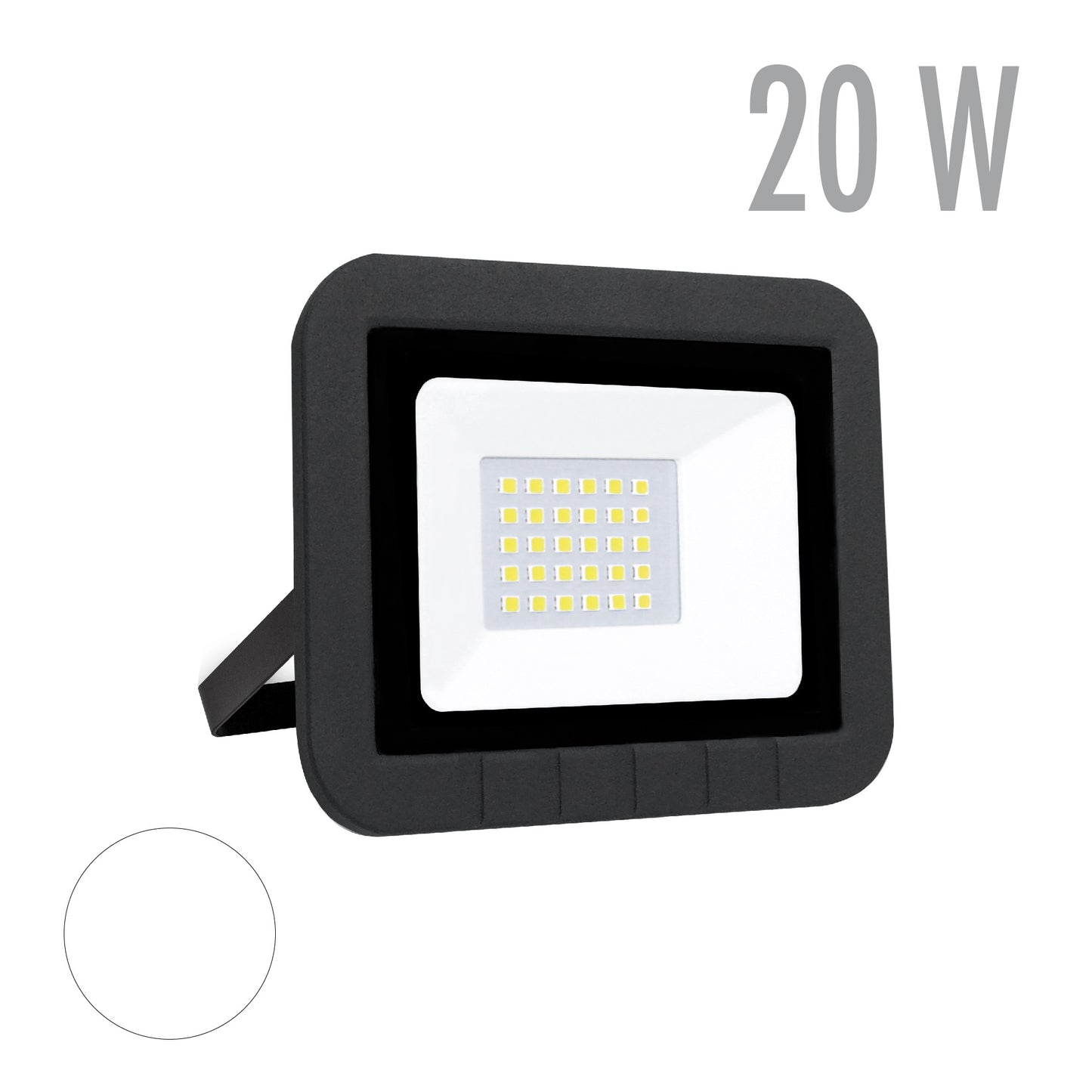 MATEL FLAT BLACK LED SPOTLIGHT IP65