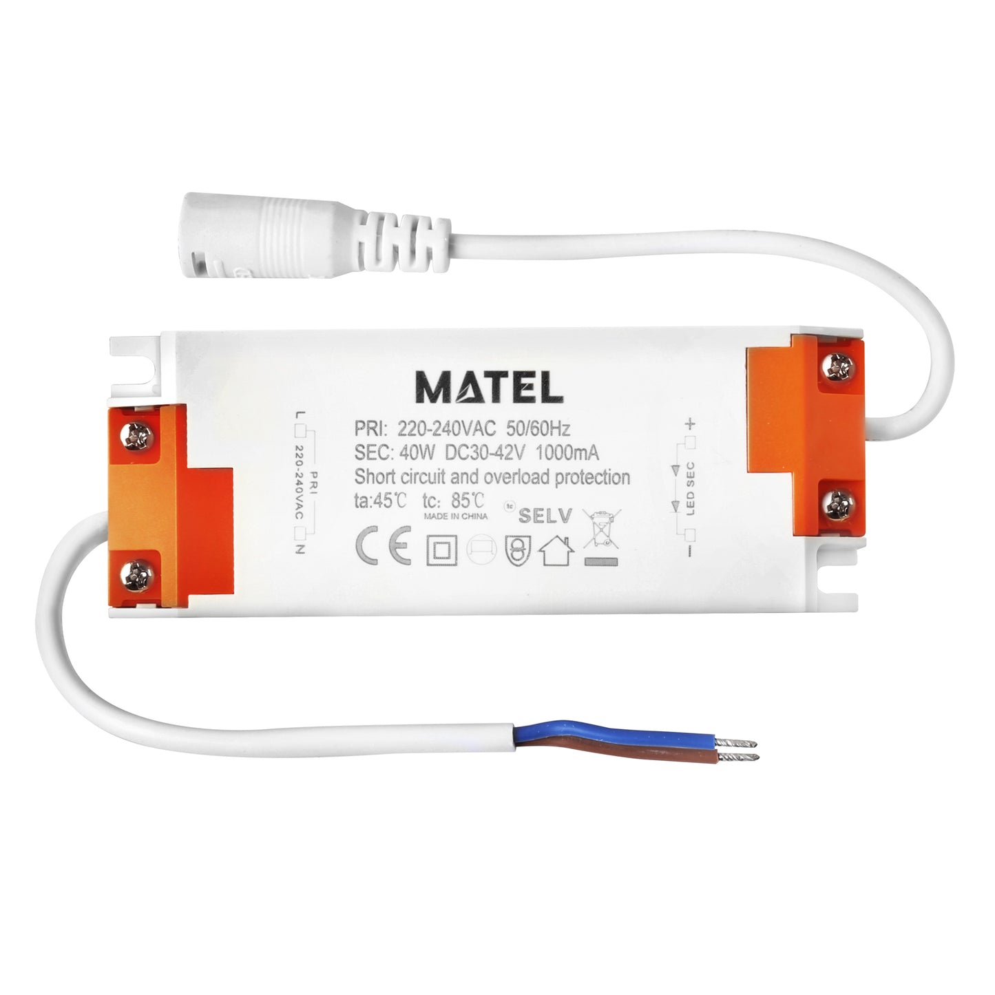 DRIVER MATEL 40W 595X595/595X1195/295X1195 MM