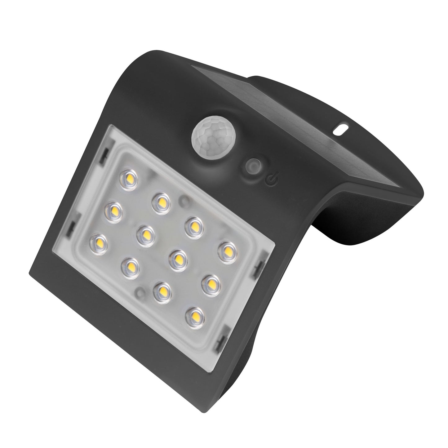 APPLIQUE SOLAIRE LED KORPASS SENSOR 2W NOIR