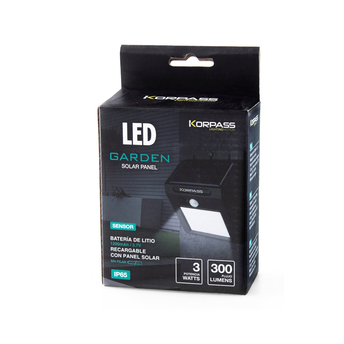 LED SOLAR LIGHT WITH 3W COLD LIGHT SENSOR