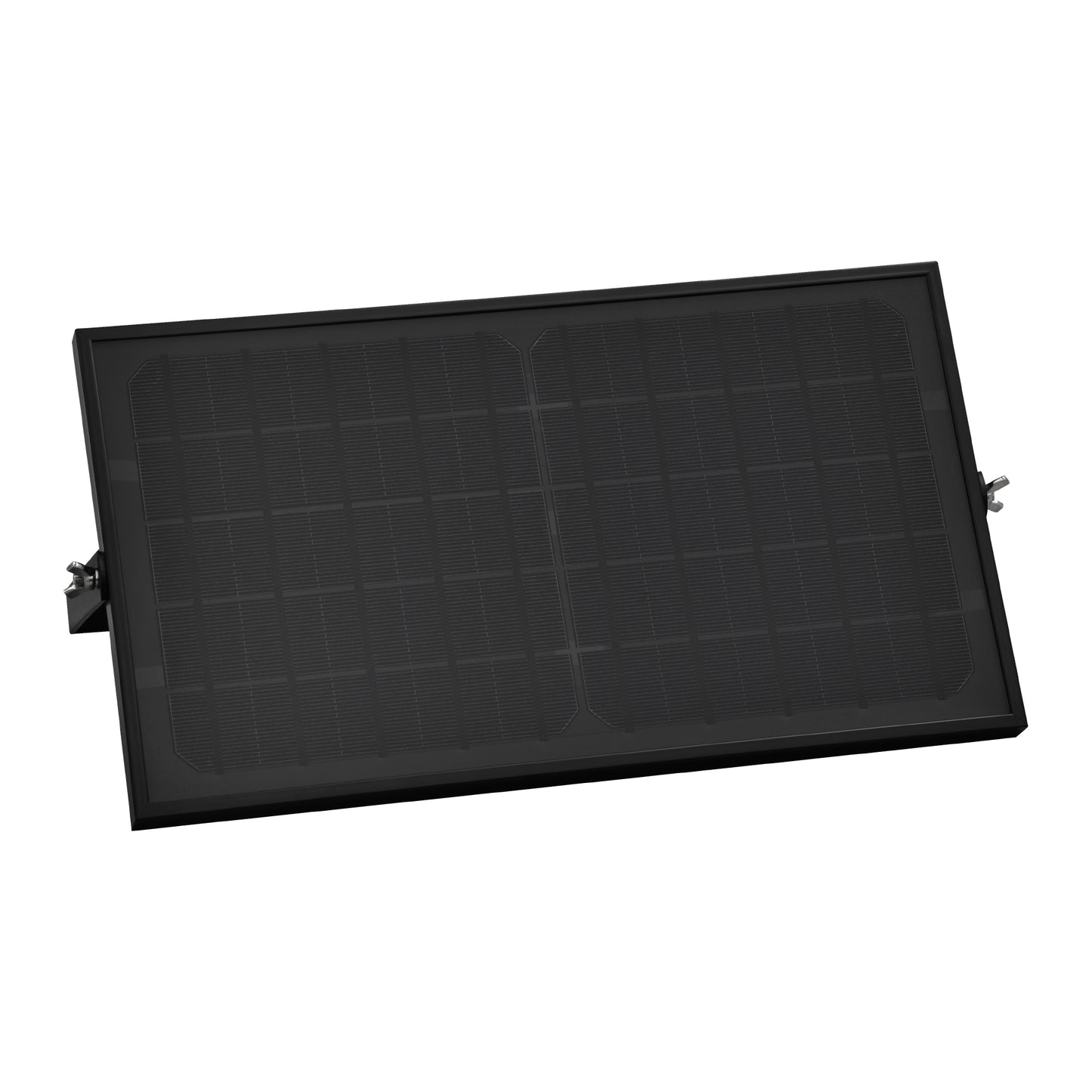 PROJETOR DE LED SOLAR RECARREGÁVEL PRETO 4-30W FRIO