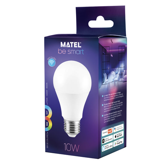 LED LAMP STANDARD MATEL SMART WIFI E27 10W RGB