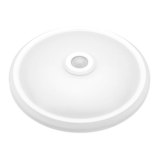 LUMINÁRIA COM SENSOR LED REDONDO E27X2