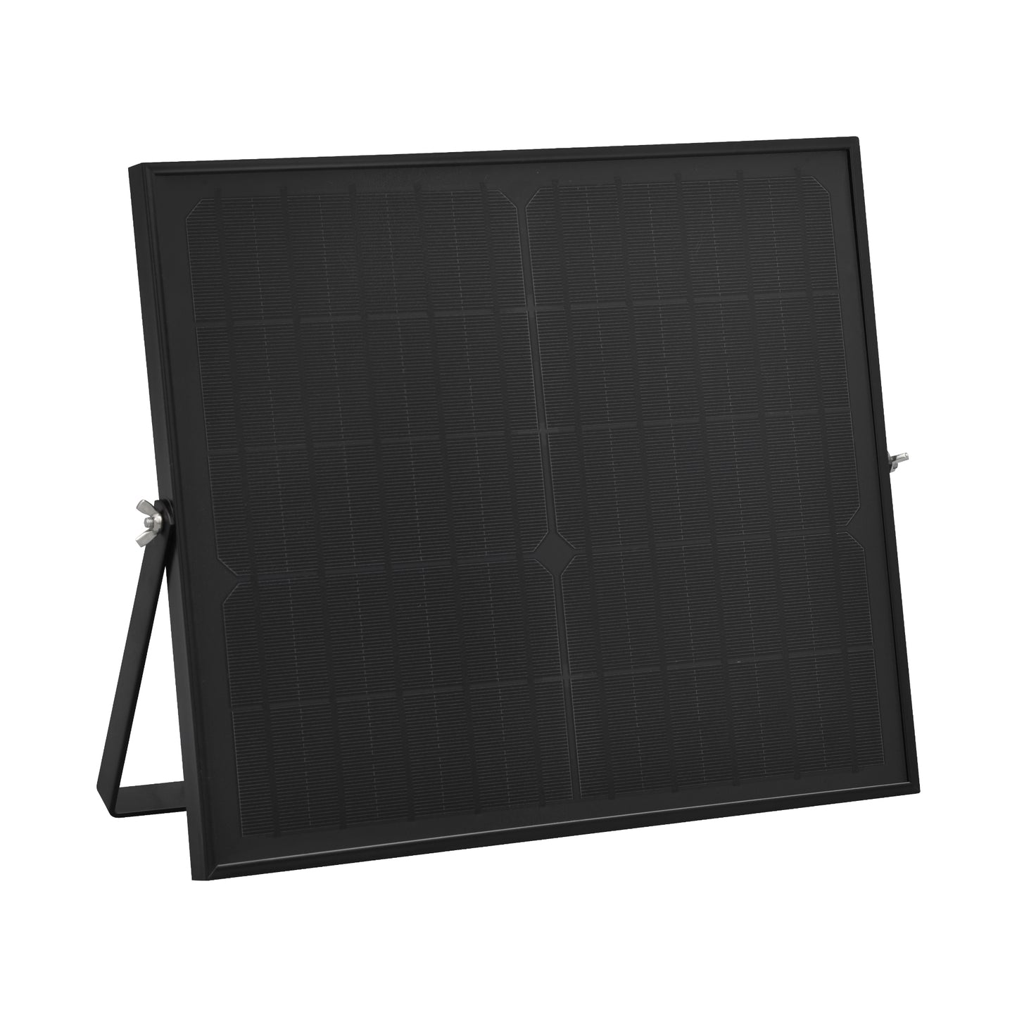 PROJETOR DE LED SOLAR RECARREGÁVEL PRETO 8-60W FRIO