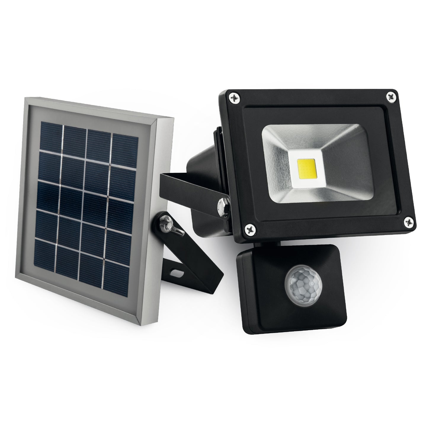 PROJECTEUR LED SOLAIRE CAPTEUR NOIR FROID 10W - MATEL