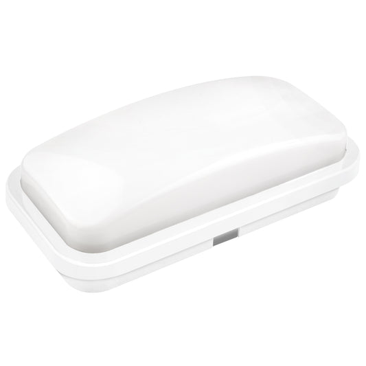 LED WALL LAMP MATEL IP65 RECTANGULAR WHITE 20W COLD