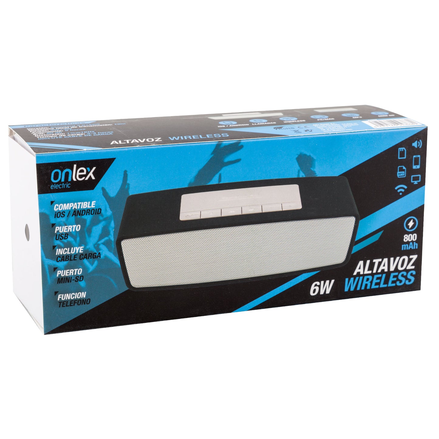 ENCEINTE BLUETOOTH ONLEX 6W