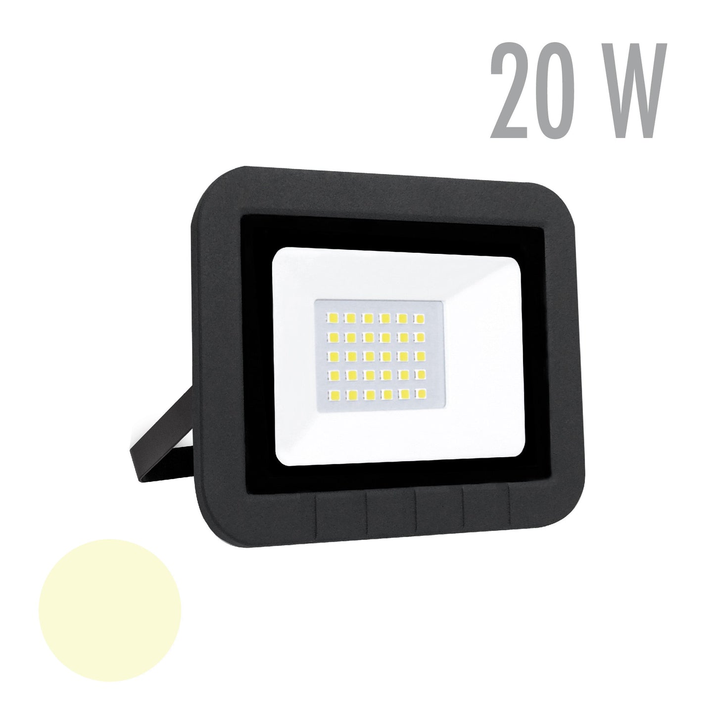 MATEL FLAT BLACK LED SPOTLIGHT IP65