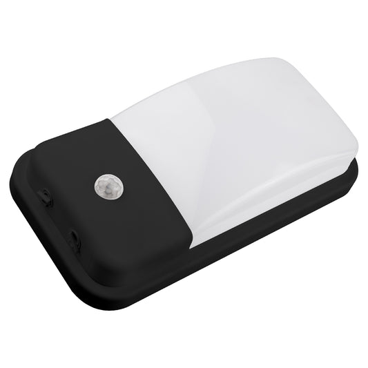 LED LIGHT LIGHT MATEL IP65 SENSOR BLACK 20W COLD