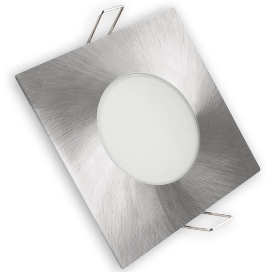 MATEL FIXED LED BOARD IP65 SQUARE NICKEL 8W COLD