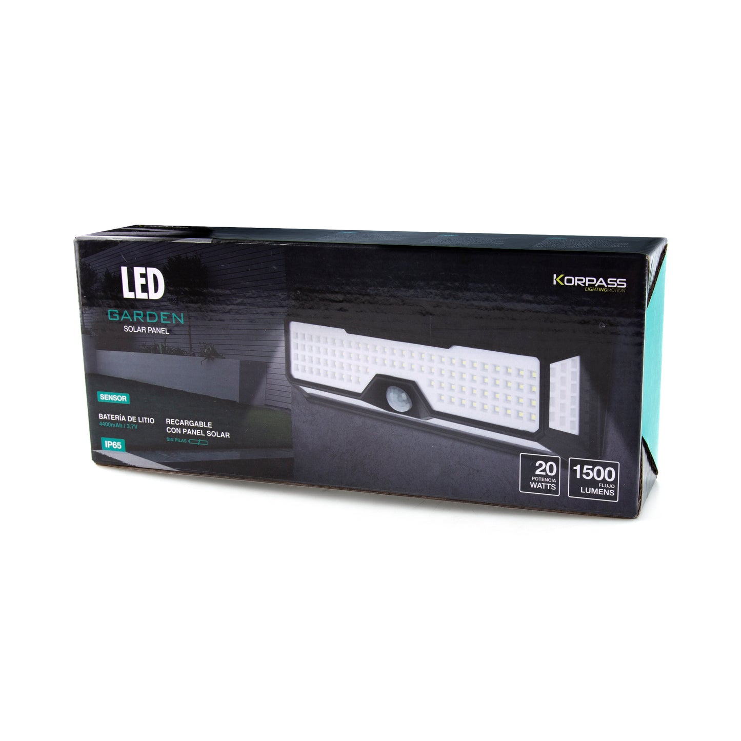 LED SOLAR LIGHT WITH SENSOR 20W COLD LIGHT