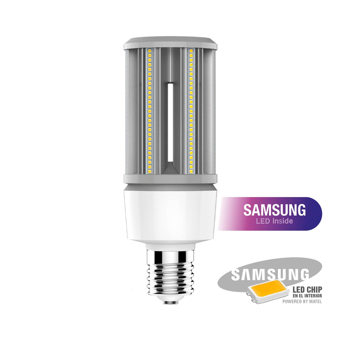 LAMPE LED TUBULAIRE SAMSUNG E27 36W MATEL CHIP