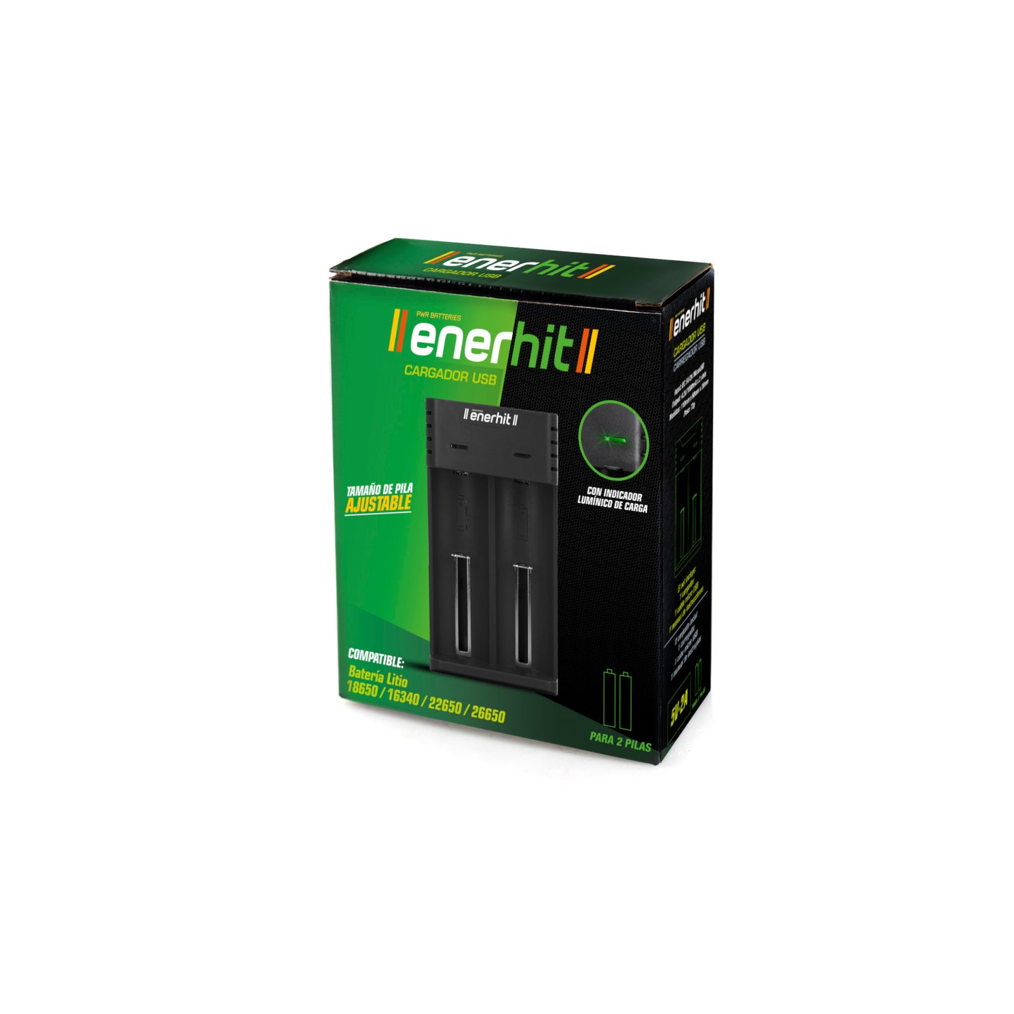 CARREGADOR USB POWERBANK DE LÍTIO 2U