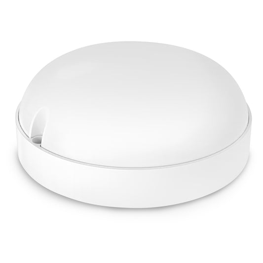 LED WALL LAMP NEUTRAL MATEL IP65 ROUND WHITE 9W