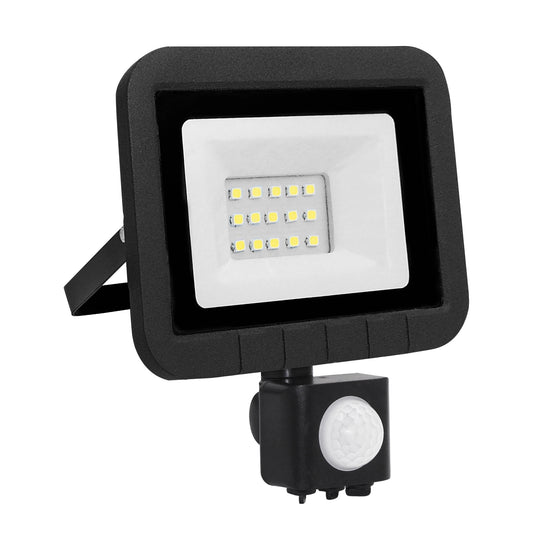 PROJETOR LED MATEL COM SENSOR PRETO 10W / 20W / 30W / 50W