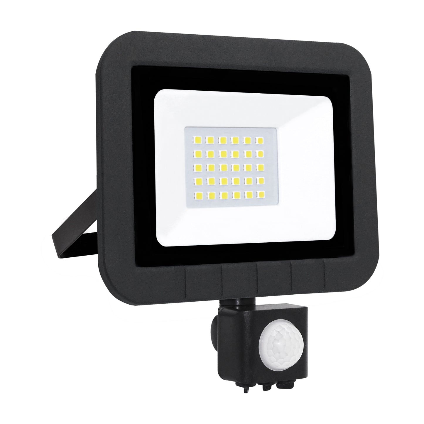 PROJETOR LED MATEL COM SENSOR PRETO 10W / 20W / 30W / 50W
