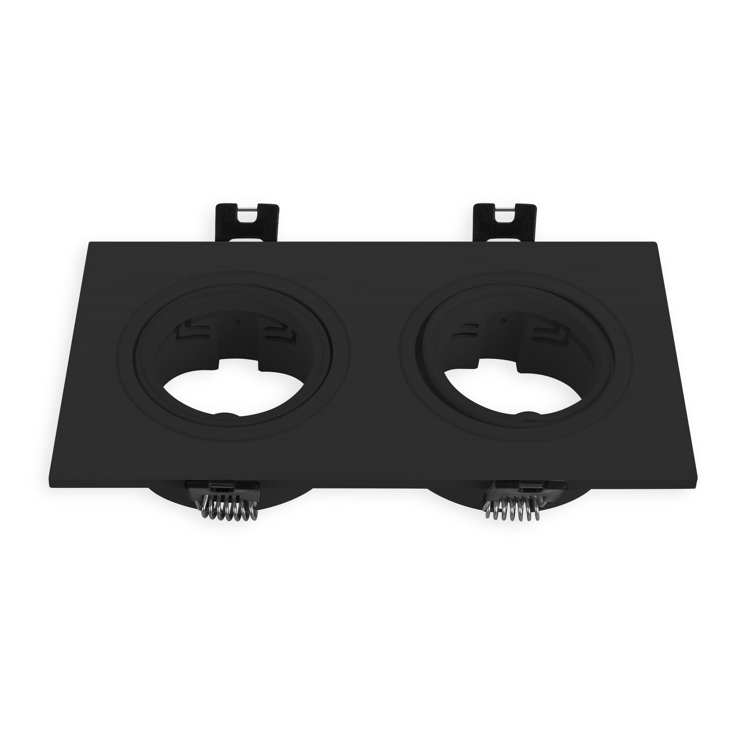 KIT DE ANEL QUADRADO BALANÇO DUPLO PRETO