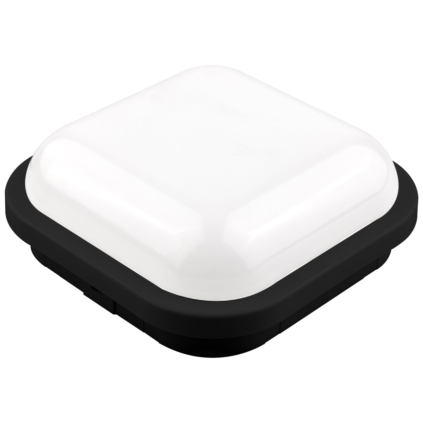 APPLIANCE LED MATEL IP65 SQUARE BLACK 20W COLD