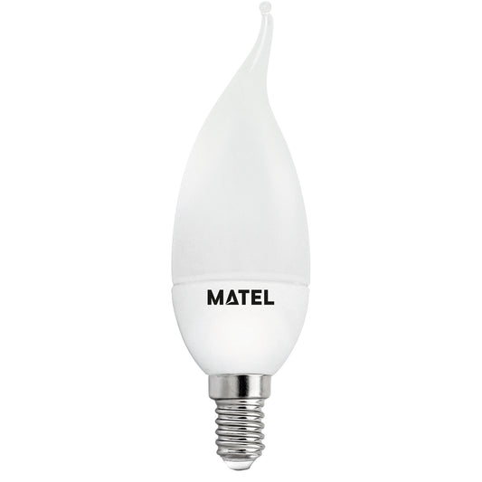 LÂMPADA DE LED MATEL CHAMA E14 5W (3 INTENSIDADES)